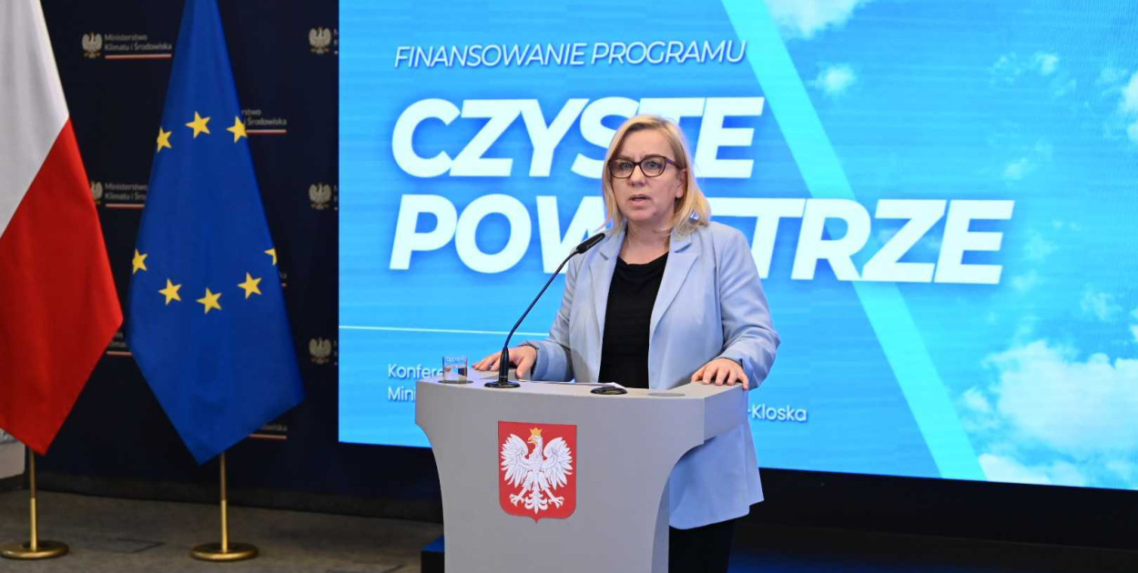 Minister klimatu i środowiska Paulina Hennig-Kloska. Fot.gov.pl/web/klimat/