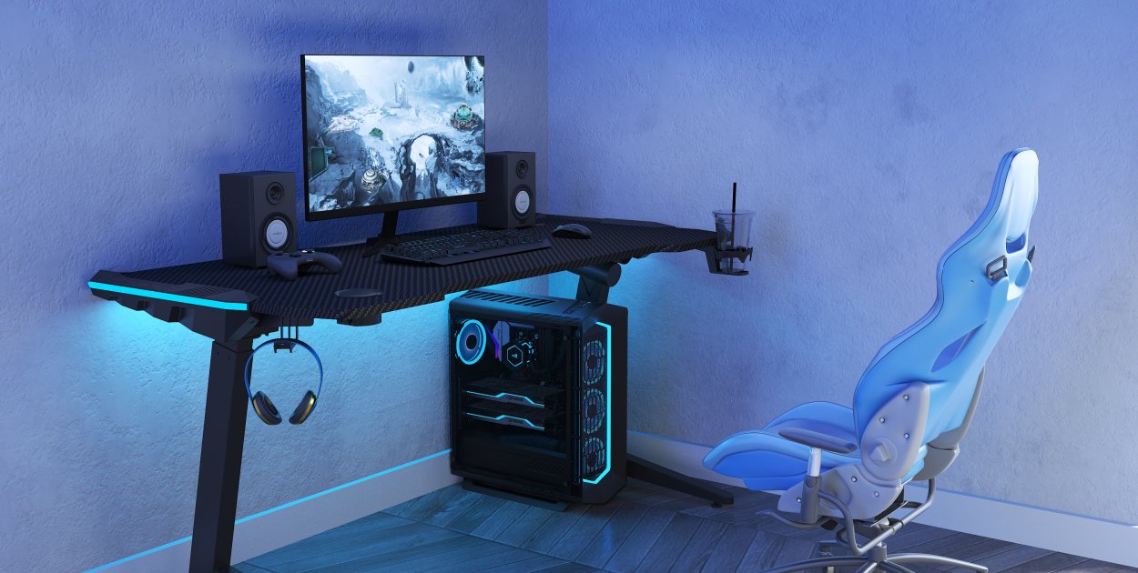 Biurko gamingowe z regulacją – na co zwrócić uwagę?
